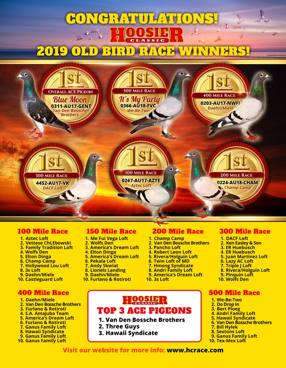 Hoosier Old Birds 2019